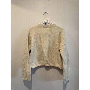 Princess Polly White Soft Sweater M/L